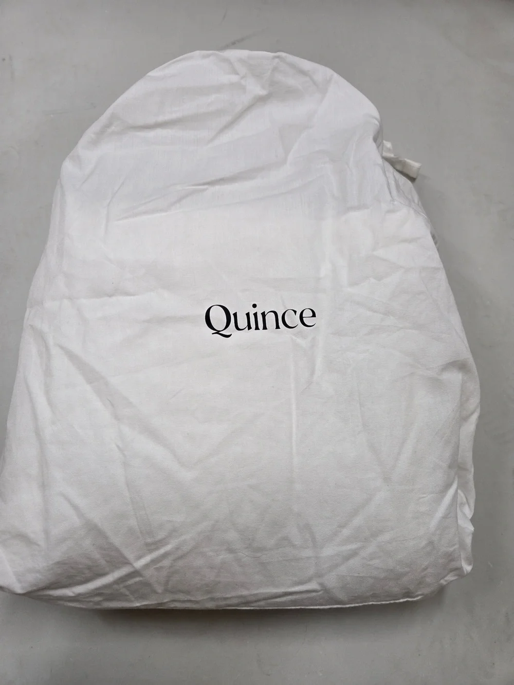 QUINCE Waffle Shower Curtain White 9065